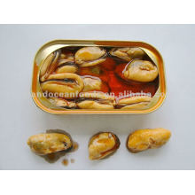 canned mussel in red oil